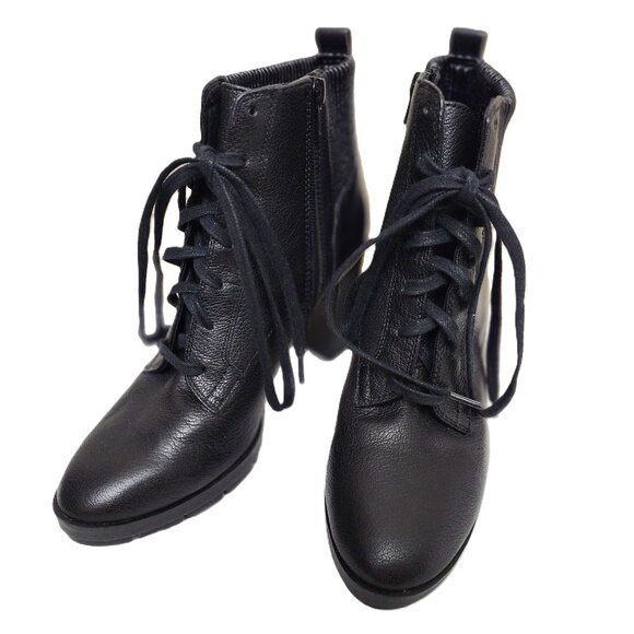 Corso Como Shoes - Corso Como Womens Ryman Black Leather Boots Size 8.5M NEW